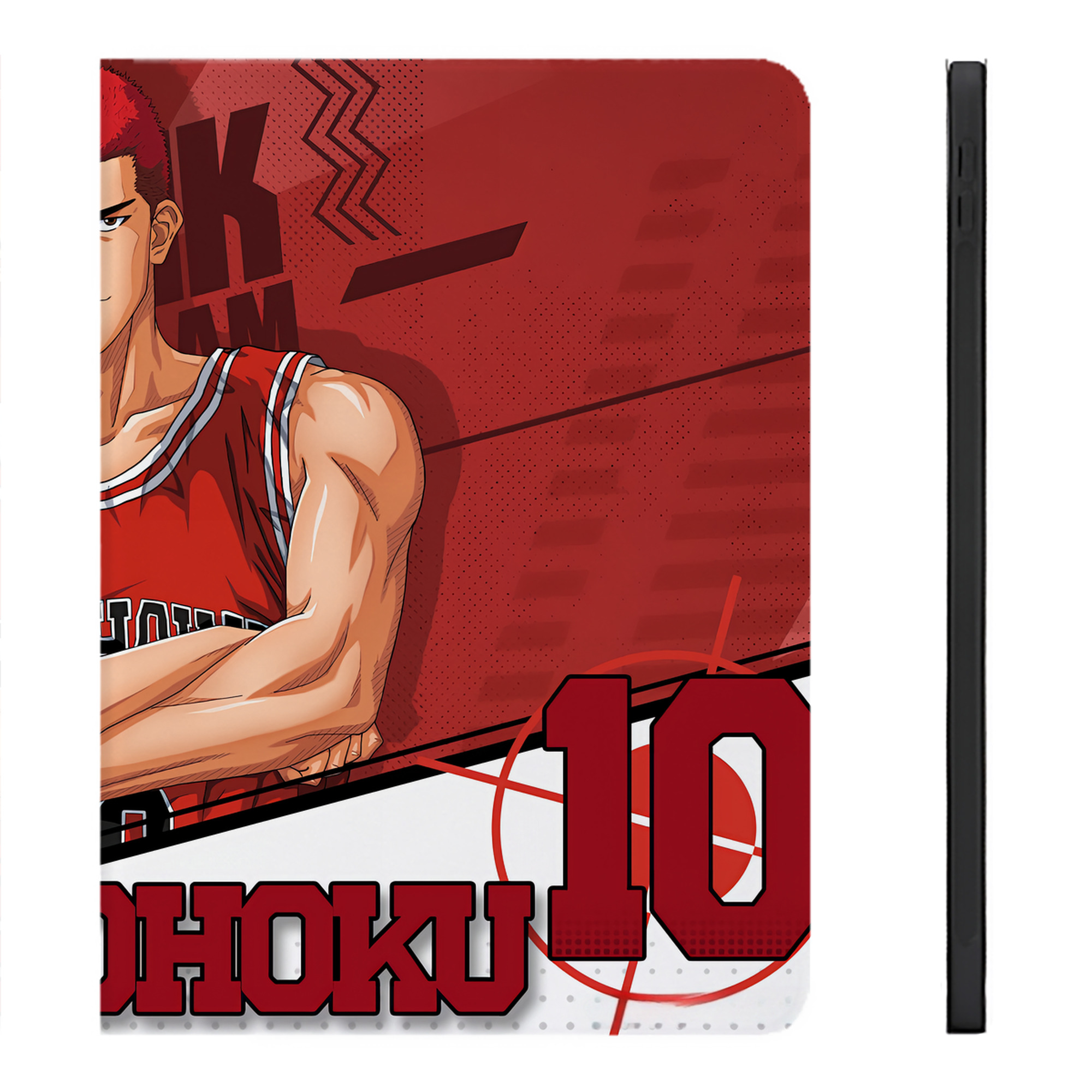 （画像用） SLAM DUNK／スラムダンク IPadケース ペンホルダー付き ブックスタイルデザイン
